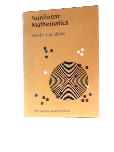 Nonlinear Mathematics By Thomas L Saaty & Joseph Bram