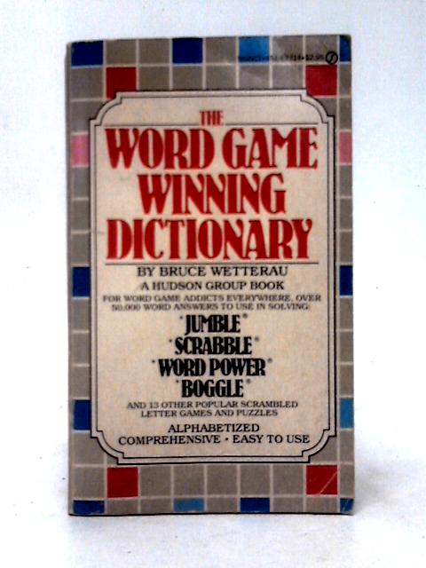 Word Game Winning Dictionary By Unstated