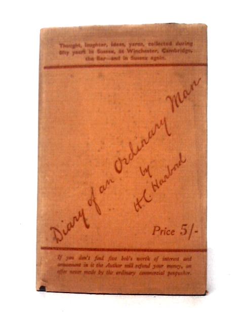 Diary Of An Ordinary Man von H. C. Harbord