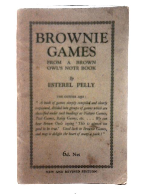 Brownie Games par Esterel Pelly
