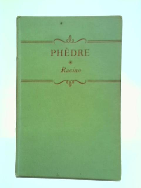 Phedre (Harrap's French Classics) par Racine