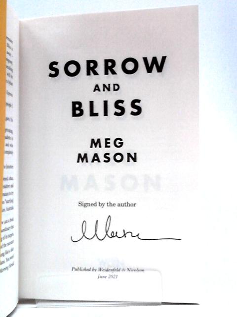 Sorrow and Bliss von Meg Mason