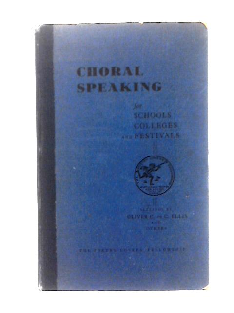 The 'Poetry and Science' Series IV: Choral Speaking For Schools, Colleges and Festivals von Unstated