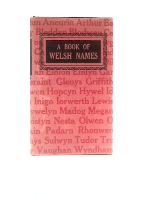 A Book Of Welsh Place Names By Trefor Rendall Davies