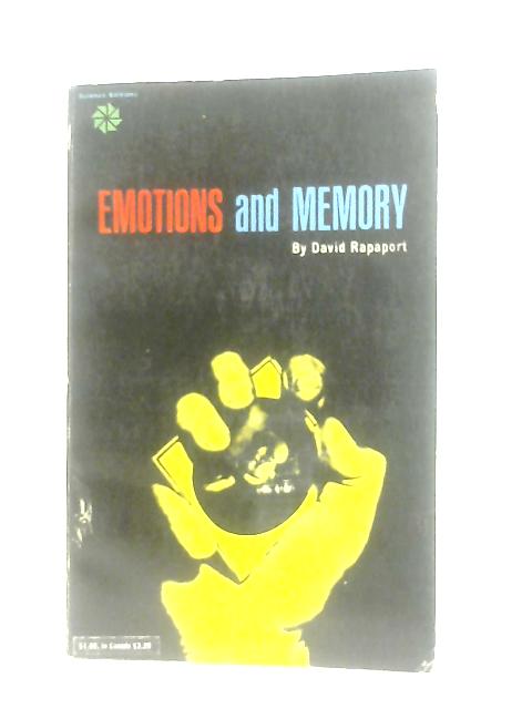 Emotions and Memory By David Rapaport