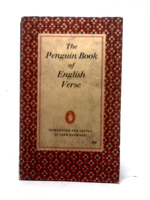 The Penguin Book of English Verse von John Hayward