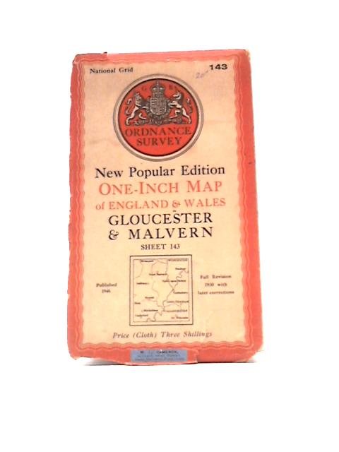 One-inch Map of England & Wales Gloucester & Malvern Sheet 143 By Not Known