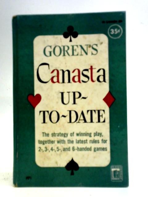 Canasta up-to-date By Charles H. Goren