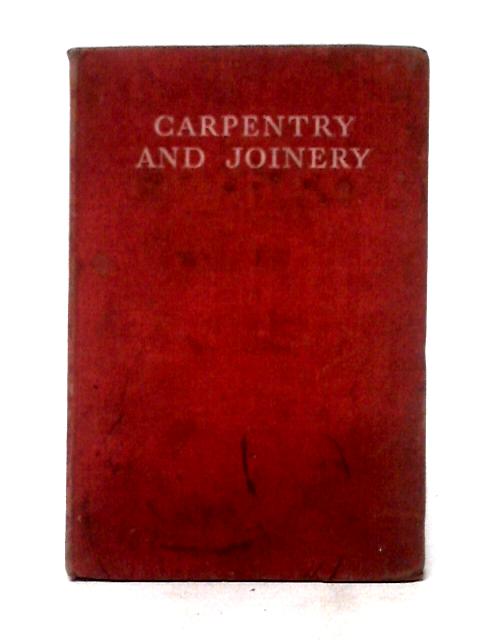 Carpentry and Joinery - the New Builders Handbook No 2 By S. H. Glenister