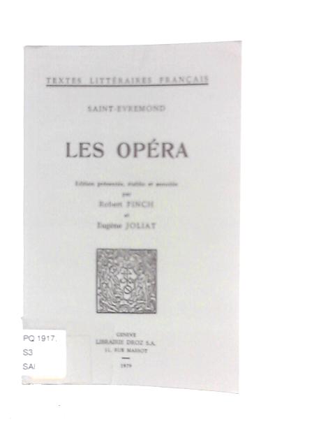 Les Opera By Saint-evremond
