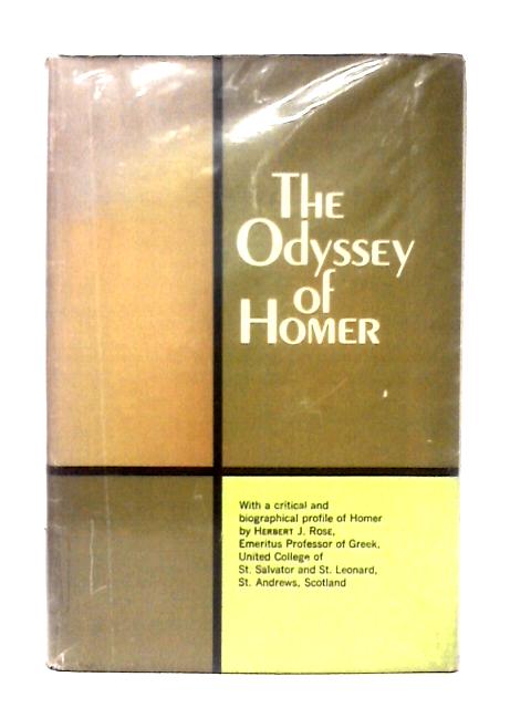 The Odyssey of Homer By S. H. Butche A. Lang (Trans Prose)