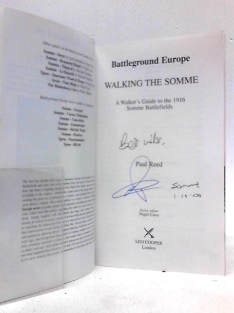 Battleground Europe Series. Walking the Somme By Paul Reed