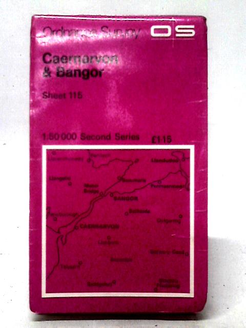 Ordnance Survey 1 : 50 000 Second Series Map Sheet 115 Caernarvon & Bangor Showing additional Tourist Information. By Ordnance Survey