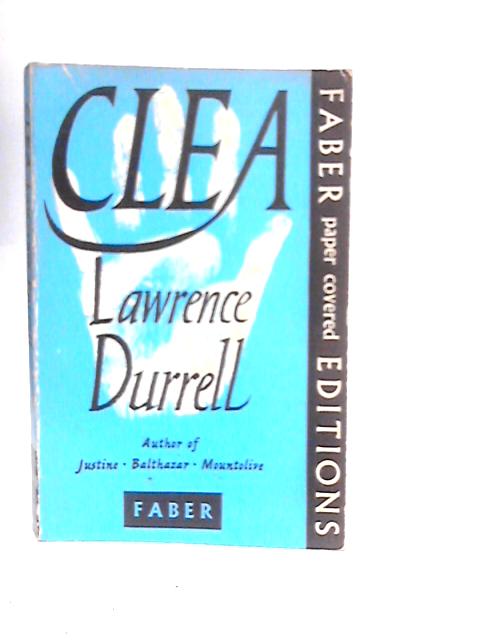 Clea By Lawrence Durrell