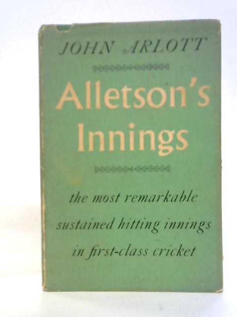 Alletson's Innings By John Arlott