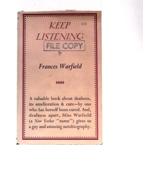 Keep Listening von Frances Warfield