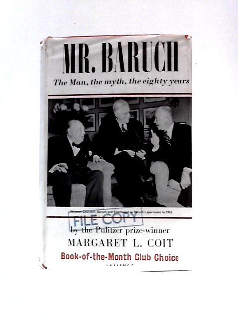 Mr.Baruch By Margaret L. Coit