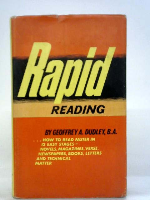 Rapid Reading By Geoffrey A. Dudley