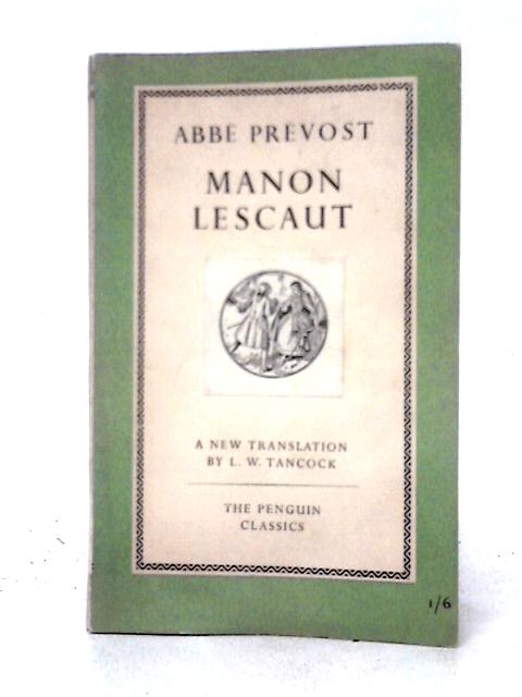 Manon Lescant By Abbe Prevost