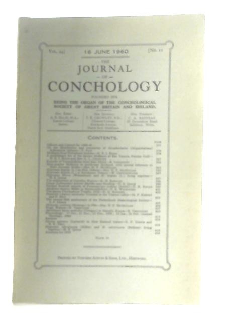The Journal of Conchology, Vol. 24, No. 11 By Various