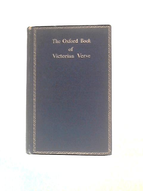 The Oxford Book of Victorian Verse von Arthur Quiller-Couch