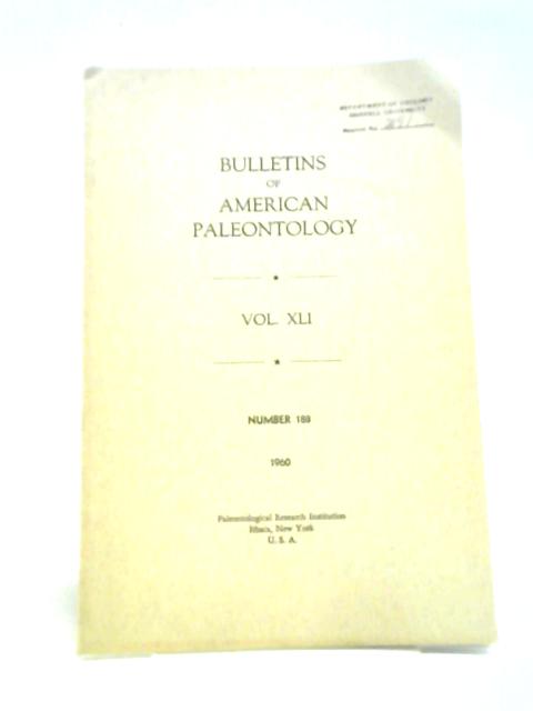 Bulletins Of American Paleontology, Vol. 41, No. 188: Catalogue And Illustrations Of Mollusks Described By Wesley Newcomb, With A Biographical Resume. By Arthur H. Clarke