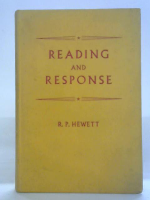 Reading and Response von R.P. Hewett