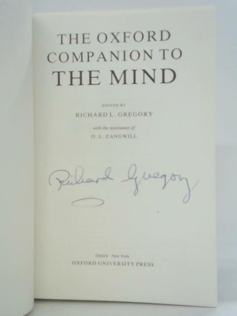 The Oxford Companion to the Mind By Richard L. Gregory
