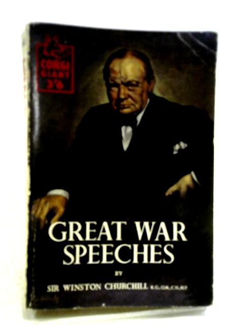 Great War Speeches (Corgi Books;no G.408) von Sir Winston Churchill