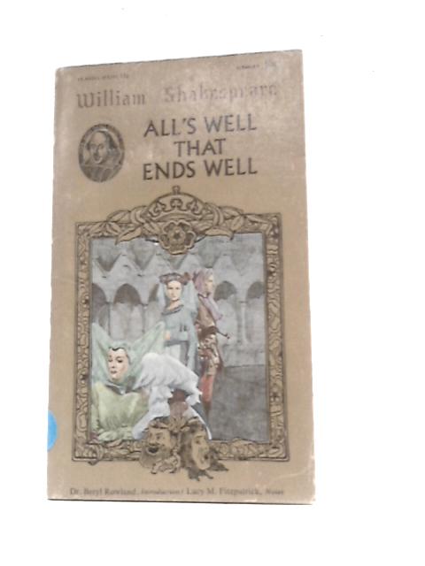 All's Well That Ends Well (Airmont Shakespeare Classics Series) By William Shakespeare