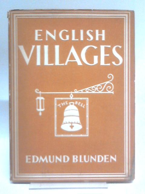 English Villages By Blunden Edmund