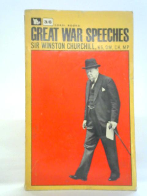 Great War Speeches By Winston S. Churchill