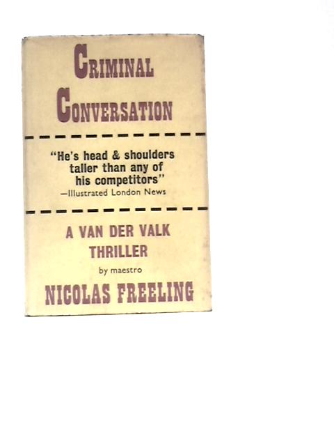 Criminal Conversation By Nicolas Freeling