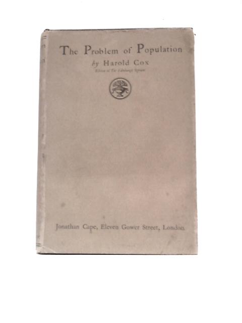 The Problem of Population By Harold Cox