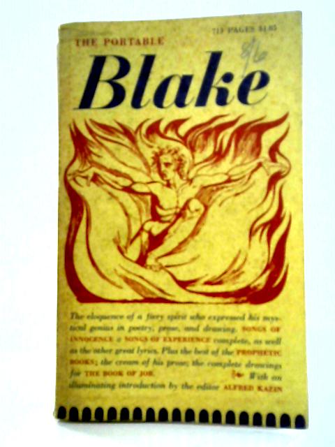 The Portable Blake By Alfred Kazin