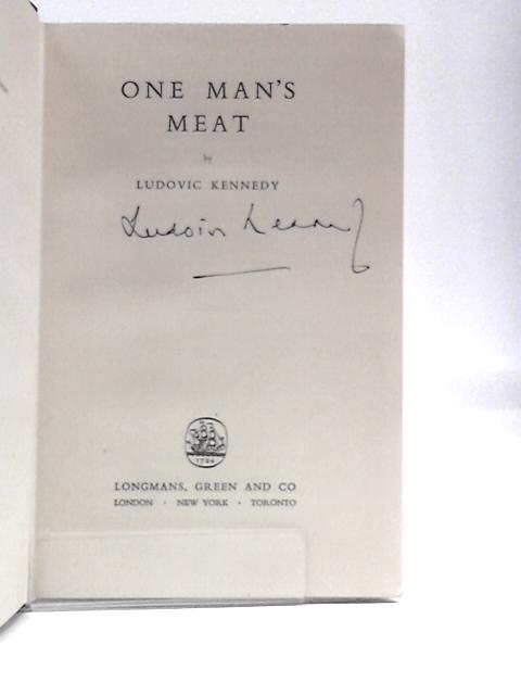 One Man's Meat von Ludovic Kennedy