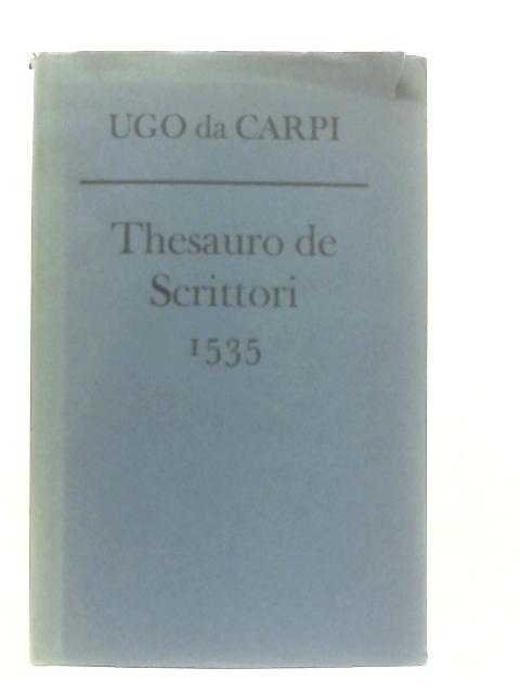 Hesauro de Scrittori von Ugo Da Carpi
