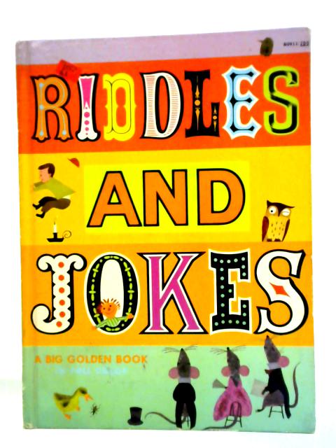 Riddles And Jokes, A Big Golden Book By Gertrude Crampton