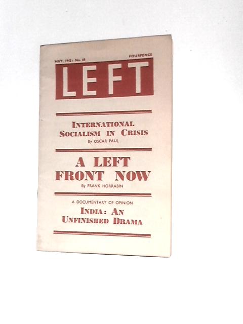 Left No.68 By Oscar Paul Frank Horrabin