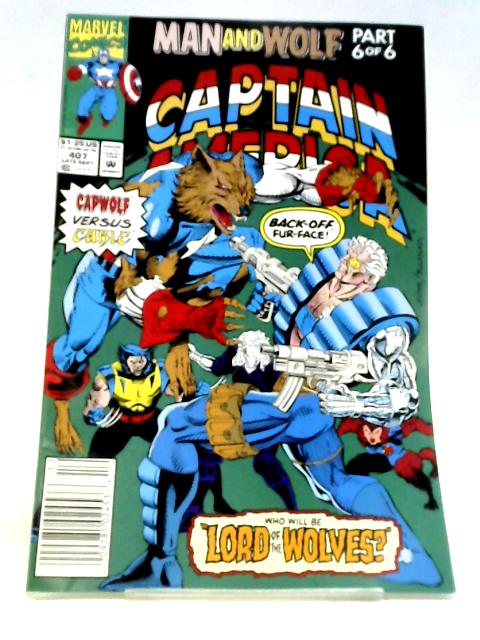 Captain America Vol 1 # 407 Ref-300429107 By Marvel Comics