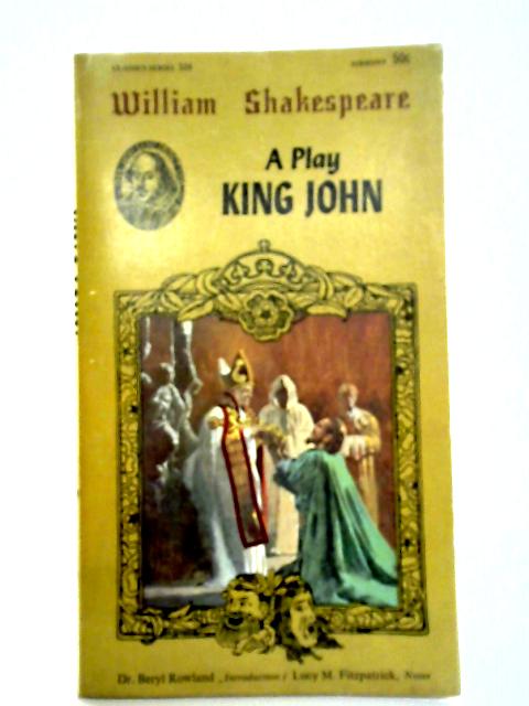 King John (Airmont Shakespeare Classics Series) By William Shakespeare