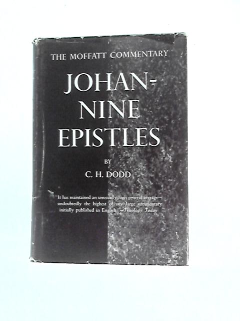 Johannine Epistles By C. H. Dodd