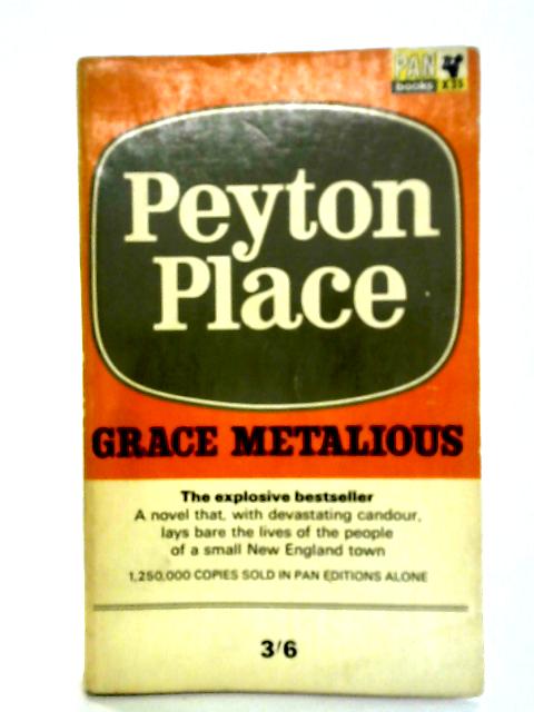 Peyton Place By Grace Metalious