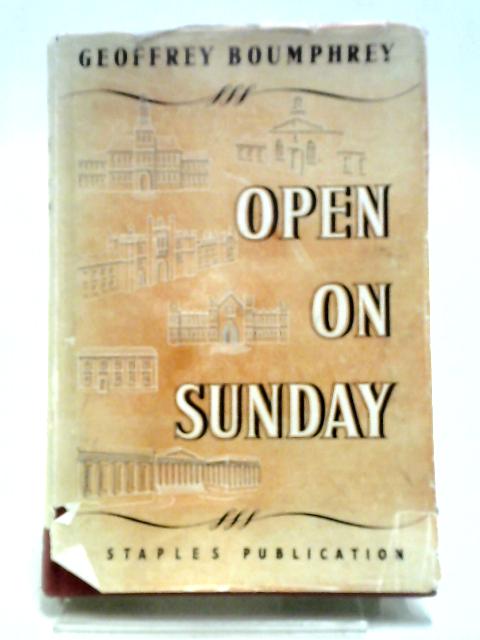 Open on Sunday By Geoffrey Boumphrey