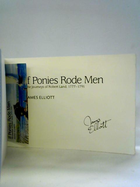 If Ponies Rode Men von James Elliott