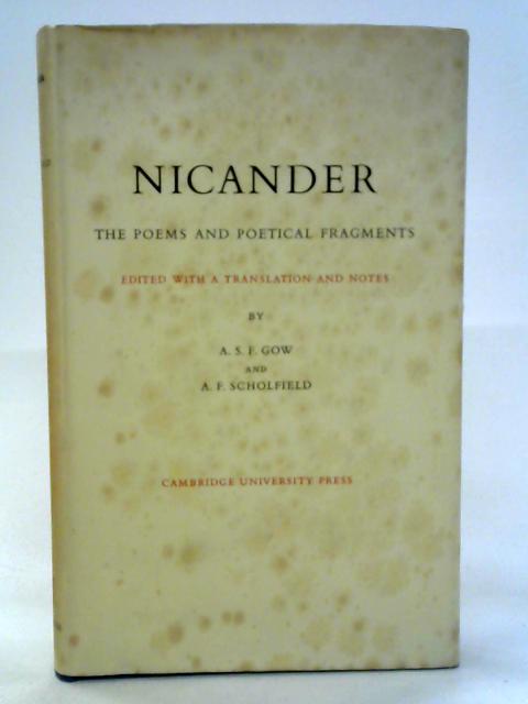 Poems and Poetical Fragments von Nicander