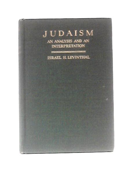 Judaism von Israel H.Levinthal