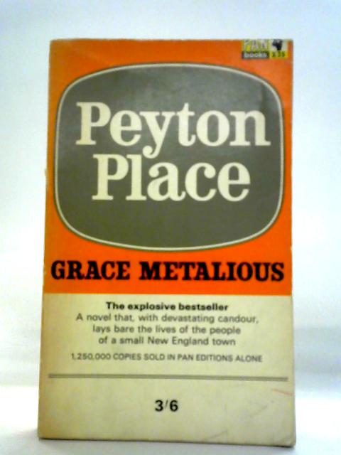 Peyton Place By Grace Metalious