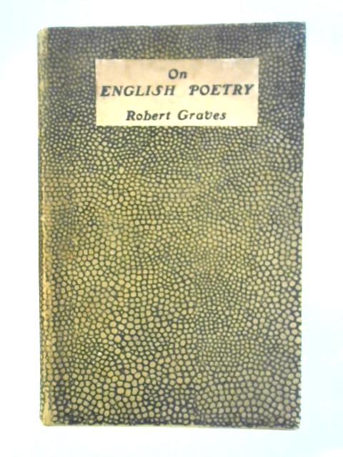 On English Poetry von Robert Graves