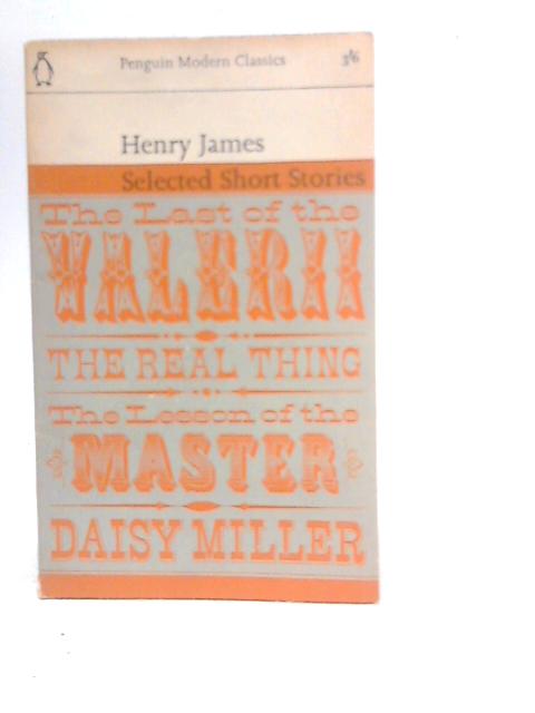 Selected Short Stories By Henry James